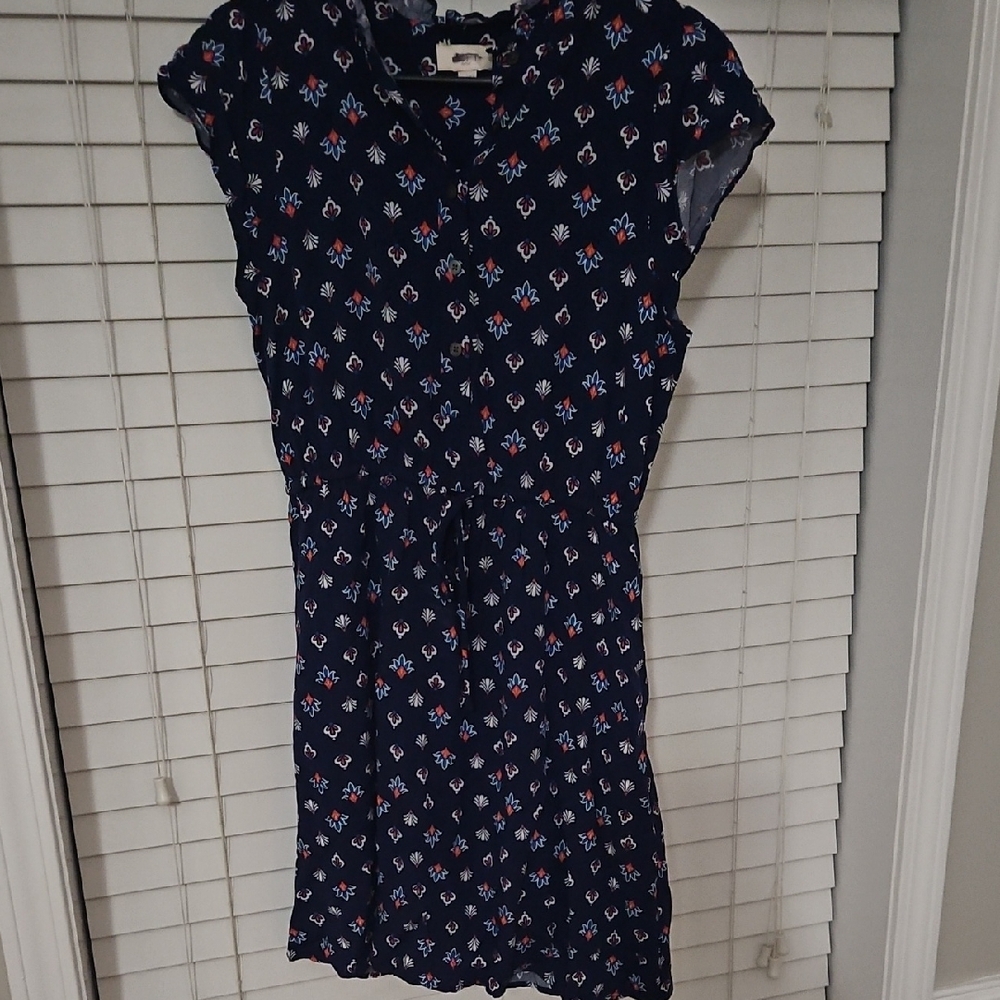 Floral Navy Dress